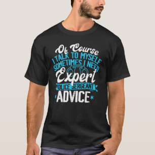 Polizeibeamter Bekleidung - Beste Funny Sergeants T-Shirt