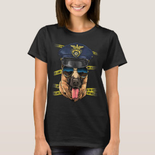 Polizeibeamter Deutsche Schäferhund PD Polizist Kr T-Shirt