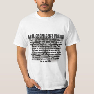 Polizeibeamter Gebet T-Shirt