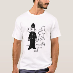 Polizeibeamter Kuckucksuhren-Helm T-Shirt