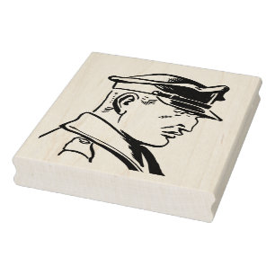 Polizeibeamter Rubber Art Briefmarke Gummistempel