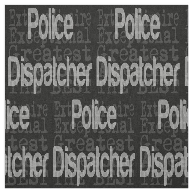 Polizeibeamter Stoff (Muster)