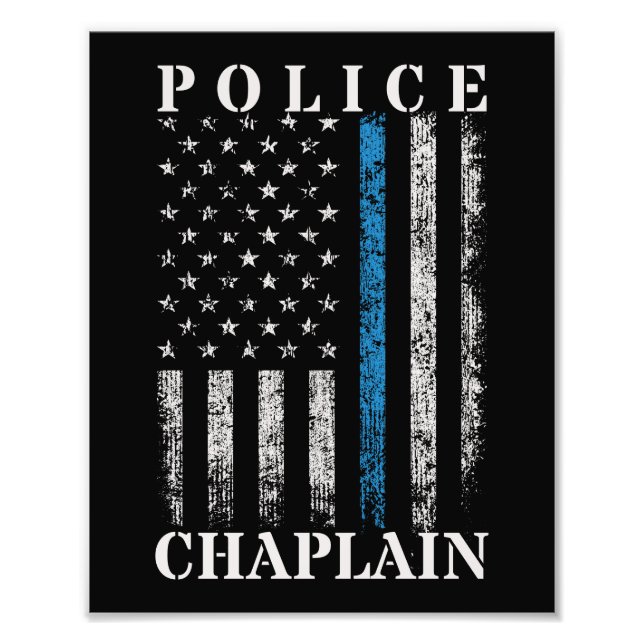 Polizeichef Chaplain Fotodruck (Vorne)