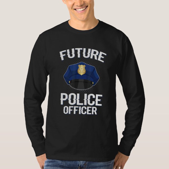 Polizeichef der Zukunft Kinder T-Shirt (Vorderseite)