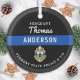 Polizeichef für personalisierte Thin Blue Line Ornament Aus Glas (Von Creator hochgeladen)