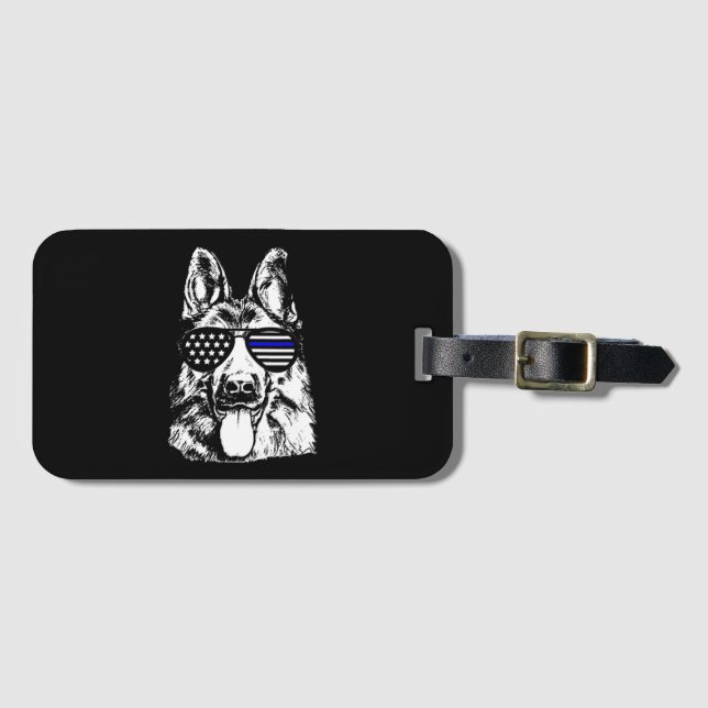 Polizeichef Gepäckanhänger (Vorderseite (Horizontal))