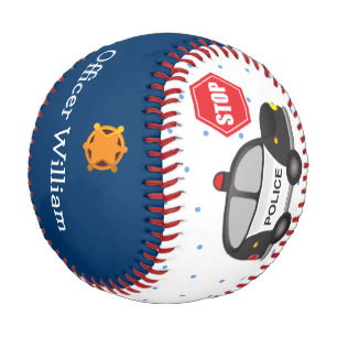Polizeichef und Auto Baseball