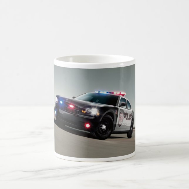 Polizeidoge-Ladegerät-Tasse Kaffeetasse (Mittel)