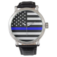 Polizeifahne blauer Linie Flagge usa vereinte Staa
