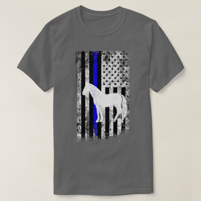 Polizeifahne der gepanzerten Patrouillen T-Shirt (Design vorne)