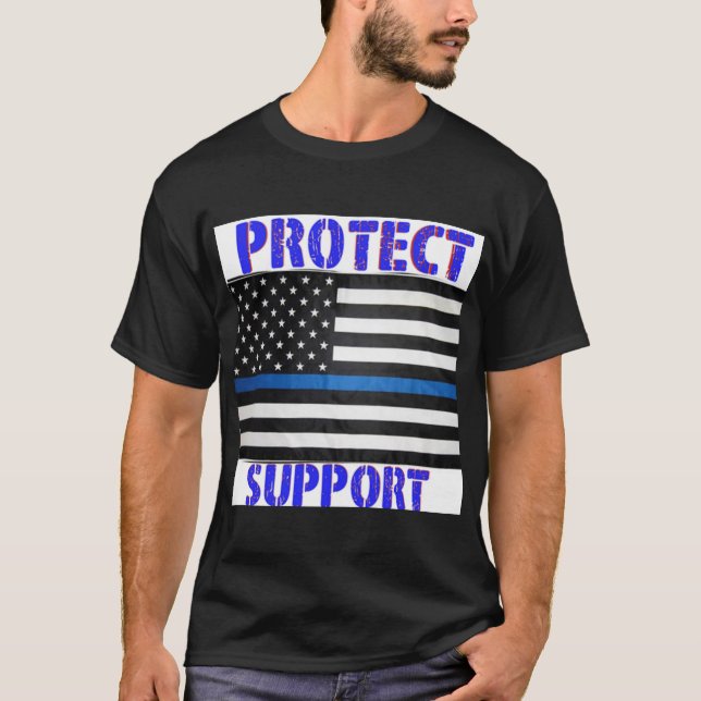 Polizeifahne T-Shirt (Vorderseite)
