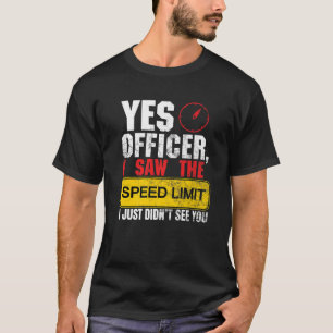 Polizeifahrzeuge Rennwagen Racing Sports Auto Cool T-Shirt