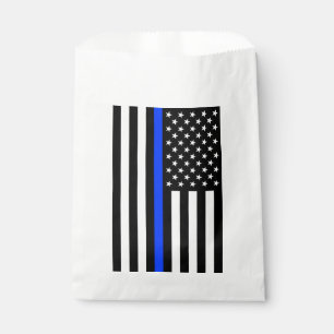Polizeiflagge der Thin Blue Line Geschenktütchen