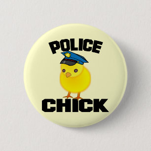 Polizeifrau Button