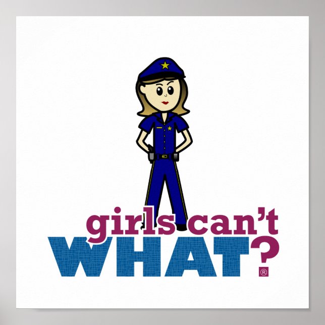 Polizeifrau Poster (Vorne)