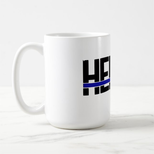 Polizeiheld Tasse (Links)