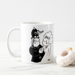 Polizeihelm Kaffeetasse