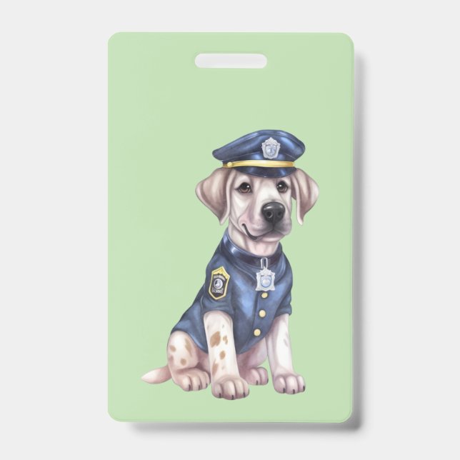 Polizeihund Clipart | Ausweis (Vorderseite)