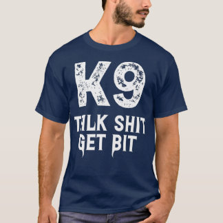 Polizeihund Handler Malinois Deutsche Scheune T-Shirt