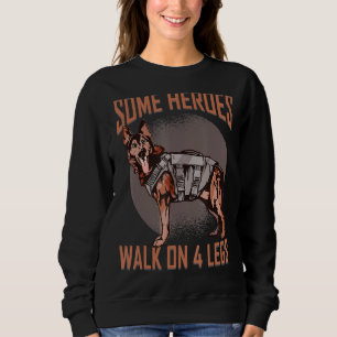 Polizeihund K9 Offizier Canine Handler Deutscher S Sweatshirt