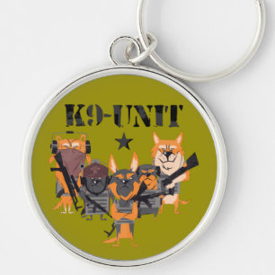 Polizeihunde K9 Schlüsselanhänger