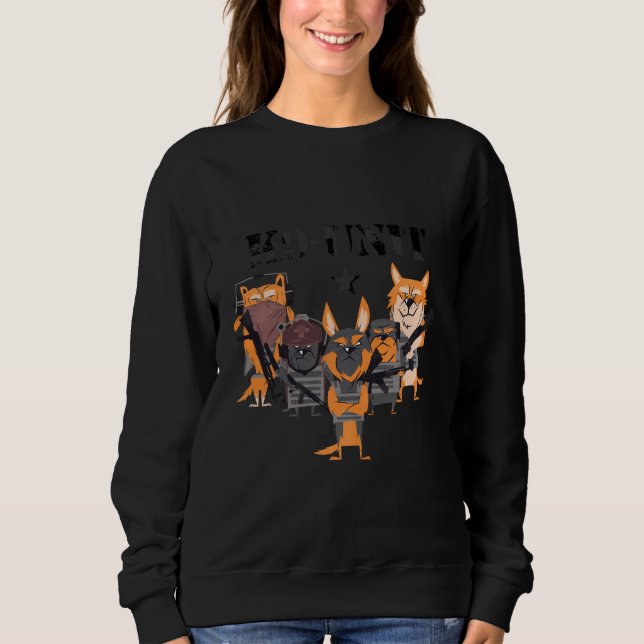 Polizeihunde K9 Sweatshirt (Vorderseite)