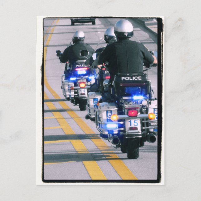 Polizeikarte Postkarte (Vorderseite)