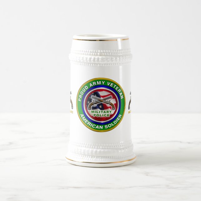 Polizeikorps der Polizei der Armee Veteran Bierglas (Mittel)