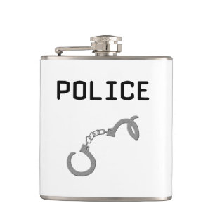 Polizeikräfte Flachmann