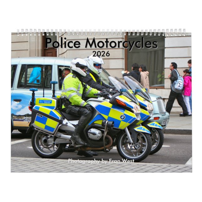 Polizeikrafträder - Kalender 2026 (Titelbild)