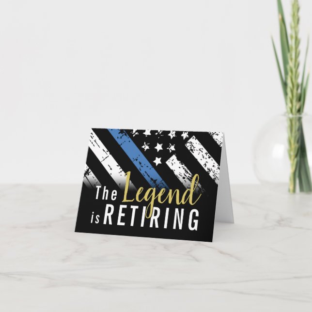 Polizeiliche Altersversorgung - Blaue Linie - Durc Karte (Vorderseite)