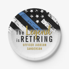 Polizeiliche Altersversorgung - Blaue Linie - Durc Pappteller