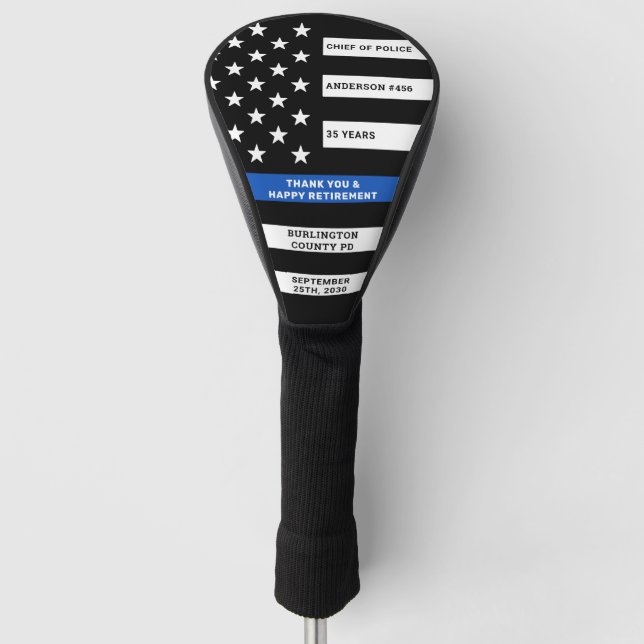 Polizeiliche Altersvorsorge - Durchsetzung der Thi Golf Headcover (Vorderseite)