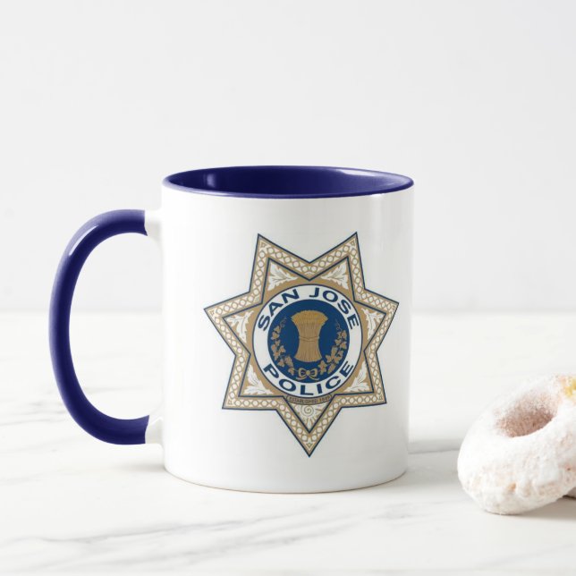 Polizeiliche Tasse San Jose (Mit Donut)