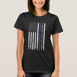 Polizeiliche Unterstützung Autismus Bewusstsein Th T-Shirt