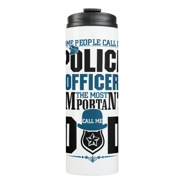 Polizeilicher Vater | Rechtsdurchsetzung | Vaterta Thermosbecher (Vorderseite)