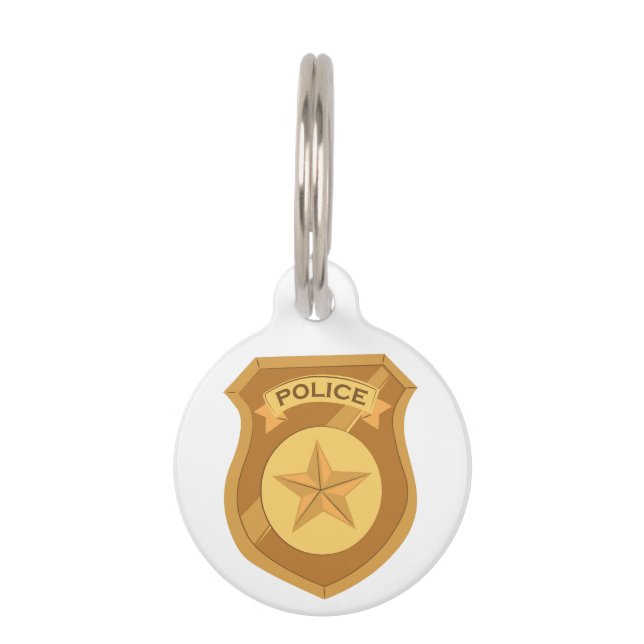Polizeiliches Abzeichen Haustiermarke (Vorderseite)