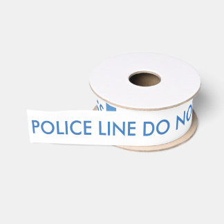 Polizeilinie überqueren nicht das Band Ripsband
