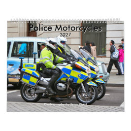 Polizeimotorräder 2027 Kalender