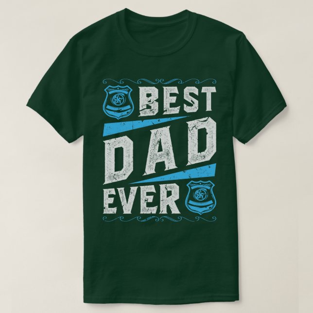 Polizeipolizei des Vaters T-Shirt (Design vorne)