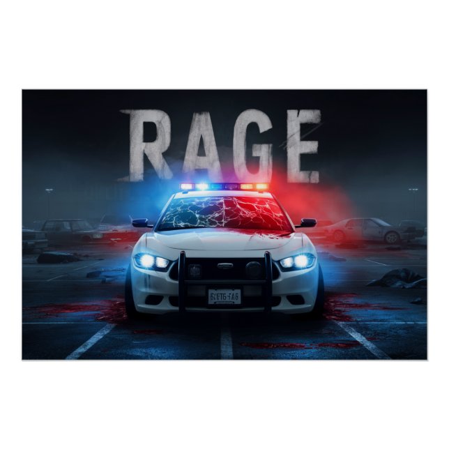 Polizeiposter Rage 03 Poster (Vorderseite)