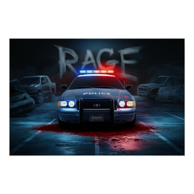 Polizeiposter Rage 06 Poster (Vorderseite)
