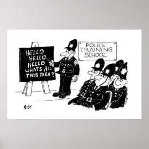 Polizeischulung Poster