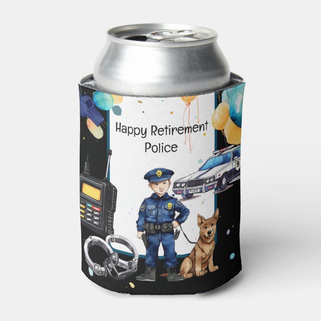 Polizeischutz Dosenkühler (Kanne Vorderseite)