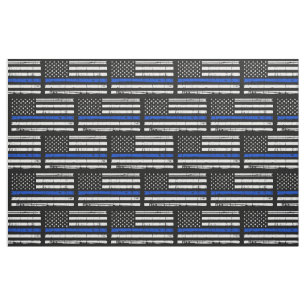 Polizeistruktur der "Blue Line Flag Law Enforcemen Stoff