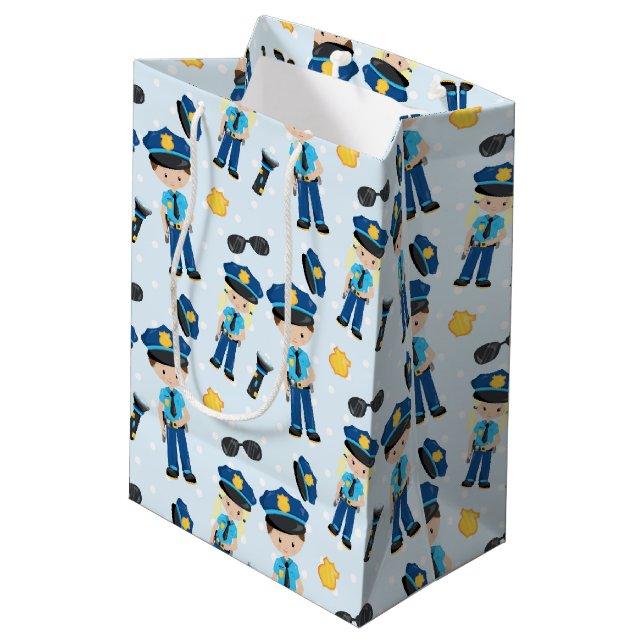 Polizeistruktur Mittlere Geschenktüte (Rückseite Schrägansicht)