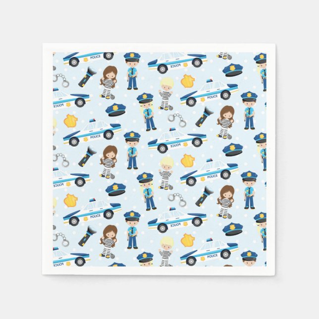 Polizeistruktur Serviette (Vorderseite)