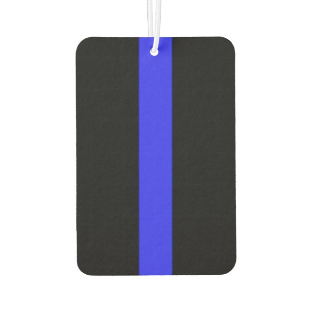 Polizeiunterstützer Thin Blue Line Autolufterfrischer (Rückseite)
