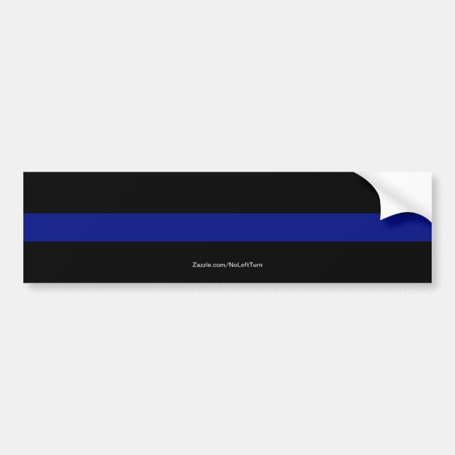 Polizeiunterstützung Bumper Sticker Autoaufkleber (Vorne)