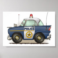 Polizeiwache Crusier Polizist Car